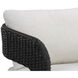Pylos Black / Louis Cream Outdoor Dining Armchair